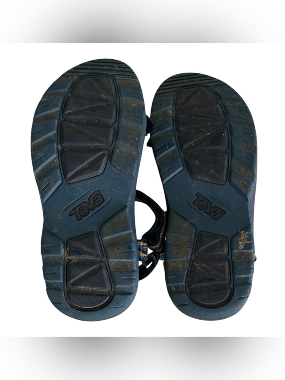 Teva Blue Webbing Strap with Yellow and Light Blue Accents - Picture 7 of 8